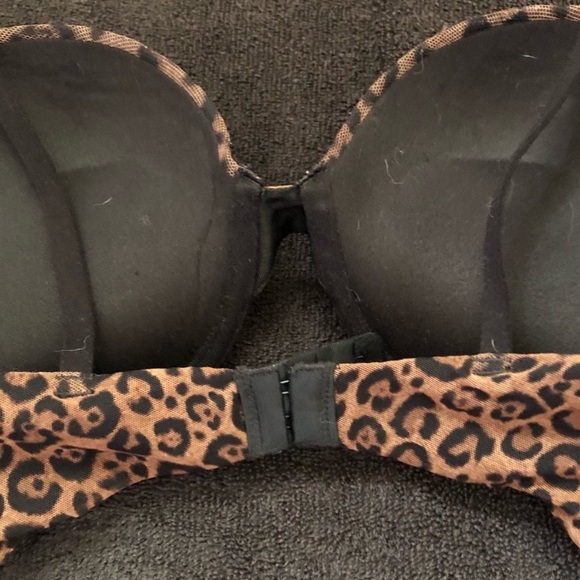 Leopard Print Push-Up Bra - Picture 3 of 7